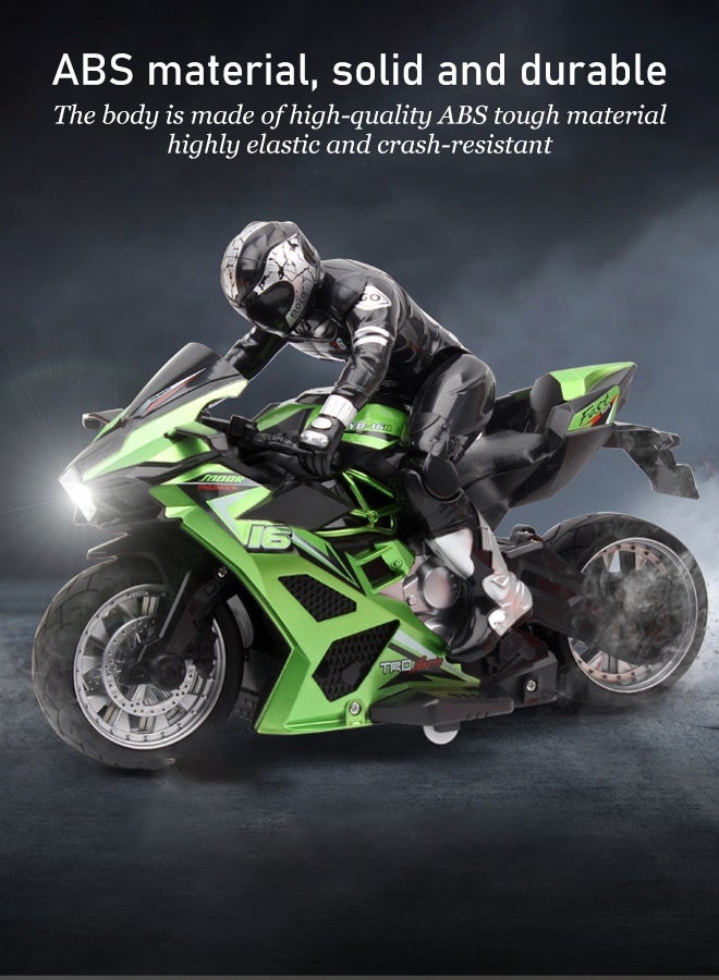 2.4G motorcycle, off-road vehicle, stunt climbing remote control car, drift 4WD remote control car, children's model toy car - Image 3