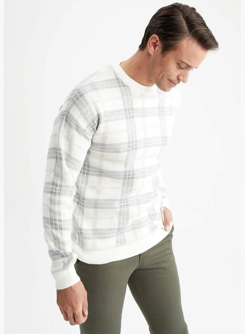 DeFacto Man Crew Neck Tricot Pullover