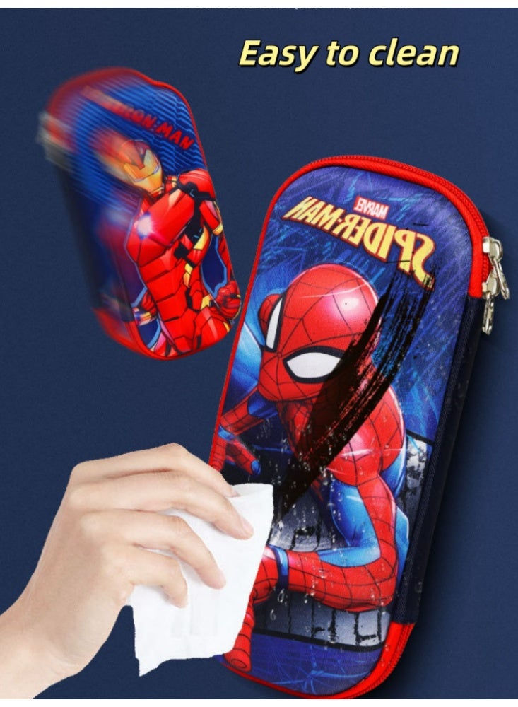 MARVEL Best selling Marvel Spiderman Pencil Case for Boys Pen Case Large Aesthetic Pencilcase with Compartments Big Capacity Pencil Pouch Pen Bag Office Box Organizer for School - Image 5
