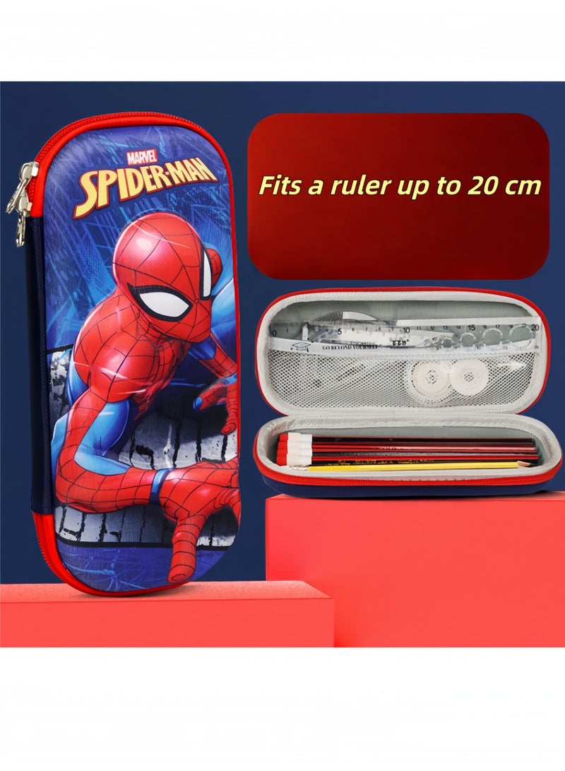 MARVEL Best selling Marvel Spiderman Pencil Case for Boys Pen Case Large Aesthetic Pencilcase with Compartments Big Capacity Pencil Pouch Pen Bag Office Box Organizer for School - Image 2