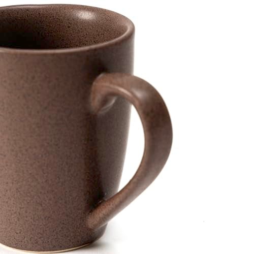 Beyond Homes Ceramic Coffee Mug Set of 2, 330 ml, Mocha Brown | Matte Smooth Textured | Microwave Safe Ceramic Cup Set for Kitchen, Tea Cups for Daily Use (2, Mocha Brown) - Image 5