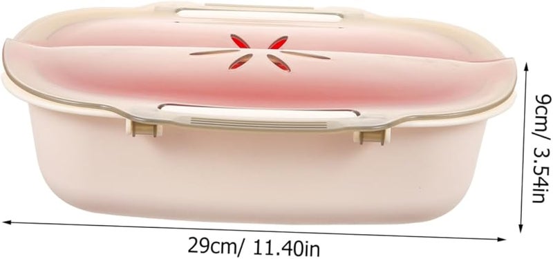 أونومور وعاء بخار ميكروويف مقاوم للحرارة العالية لطهي الخضار والطعام - Image 3