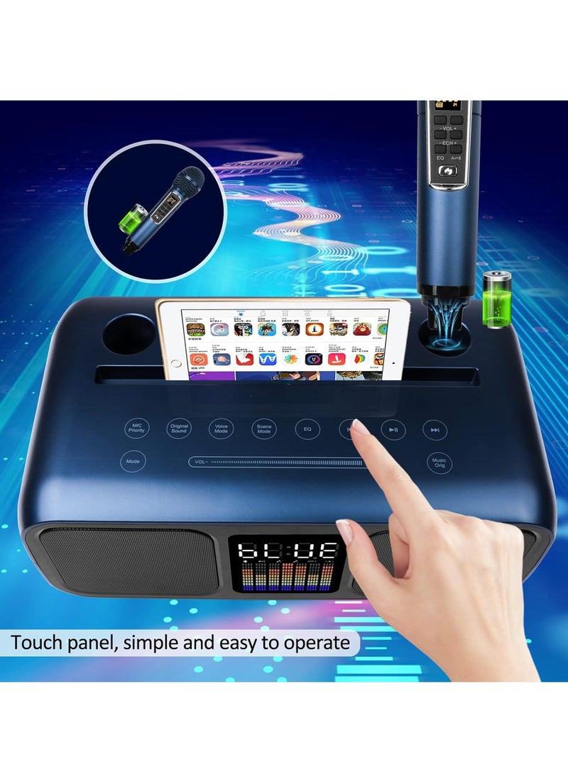 Smart Berry Wireless Karaoke Speaker System with Dual Microphones - Portable PA System for Parties, Picnics, and Events - Image 2