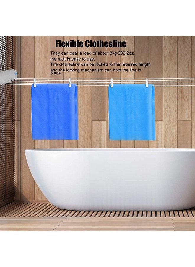 Arabest - Retractable Clothesline  White - Image 1