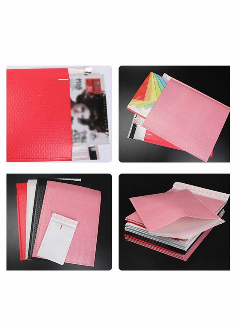 Excefore 50 قطعة من أكياس الفقاعات ذاتية الغلق وأكياس الفقاعات المضادة للكهرباء الساكنة وحقيبة مبطنة للشحن والتخزين والنقل (وردي، 20 × 15 سم) - Image 3