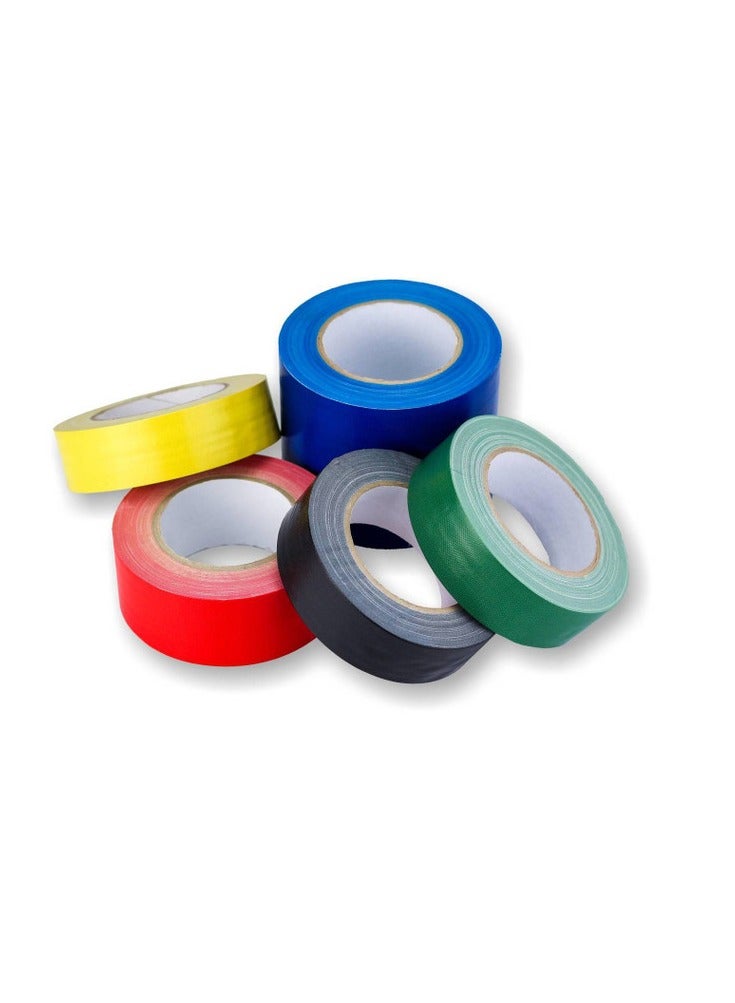 Libra شريط لاصق قماشي (25م) متعدد الألوان 5 قطع - Image 1