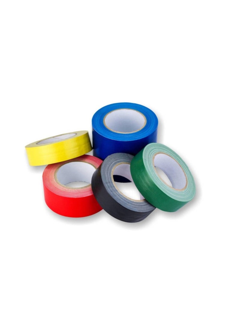 Libra شريط لاصق قماشي (25م) متعدد الألوان 5 قطع - Image 2