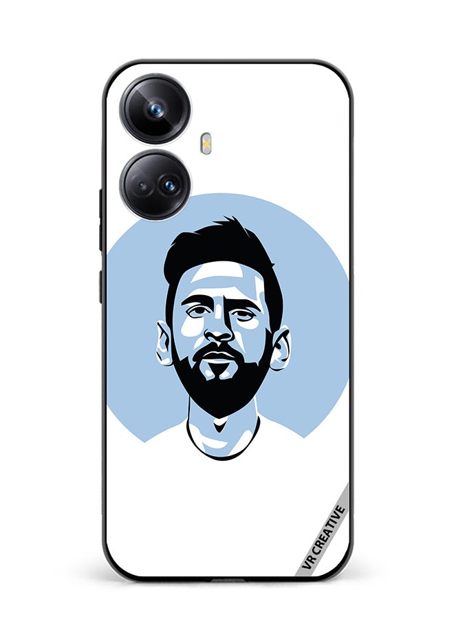 VR CREATIVE Protective Case Cover For Realme 10 Pro Plus Lionel Messi Vector Design Multicolour - Image 1