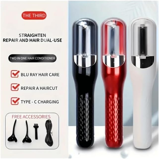 KIYU Hair Split End Remover Machine-Rechargeable Trimmer Tool For No More Damage,Perfect For Frizzy,Dry,Damaged,Broken,Curly Hair Types,Ideal For Women Seeking Healthyhair,Multicolour - Image 4