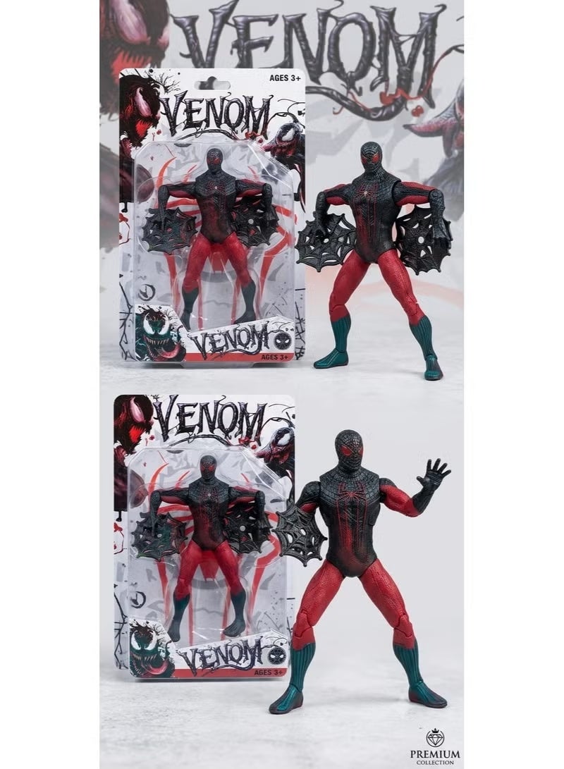 MARVEL Venom Action Figure  Venom Toy | Venom Figure | Venom Collectible Figure | Marvel Venom Toy | Marvel Action Figure | Superhero Action Figure | Venom Character Toy | Action Figure Toy | Kids Action Figure | Venom Display Figure | Venom Collectible Toy | Plastic Action Figure | Adventure Action Figure | Hero Action Figure | Venom Model Figure | Venom Toy with Web Accessories | Collectible Venom Figure | Venom Gift Toy | Articulated Venom Figure - Image 1