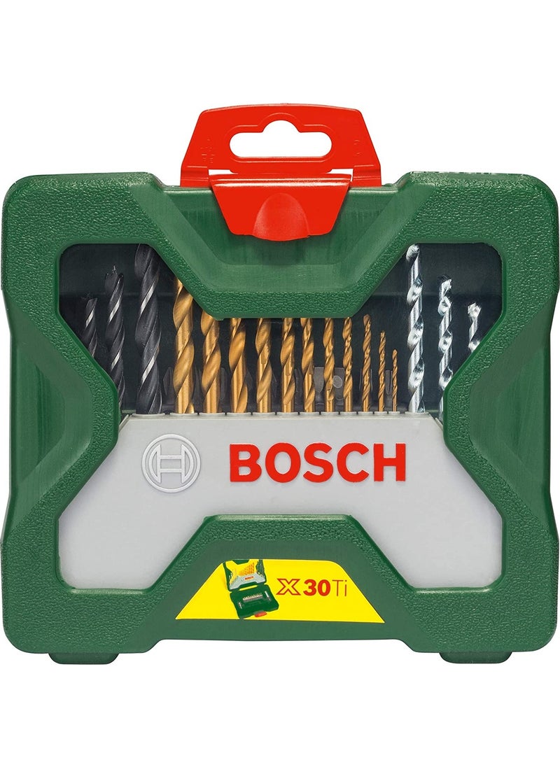 BOSCH - Xline 30 Piece Titanium Drill Bit Screwdriver Set 2607019324 - Image 1