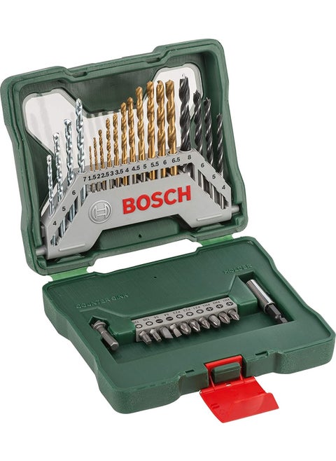 Xline 30 Piece Titanium Drill Bit Screwdriver Set 2607019324