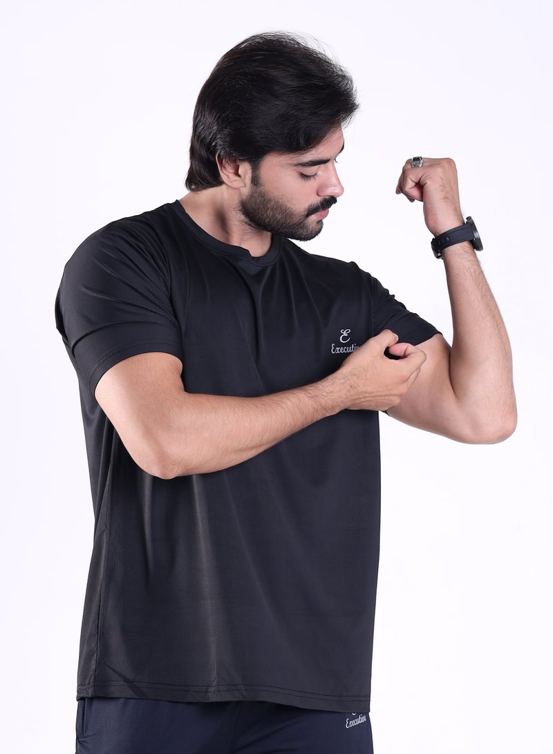 Executive LLC Men’s Breathable T-Shirt , Loose look Lightweight & Comfortable 150 GSM - Image 4