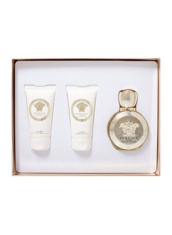 VERSACE Eros EDT Gift Set EDT 5 , Body Lotion 25 , Shower Gel 25ml - Image 3