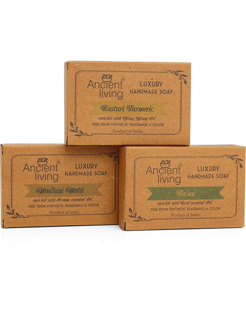 إنشنت ليفنج احتياجات الاستحمام اليومية من Ancient Living (صابون يدوي الصنع) - 100 جرام - Image 1