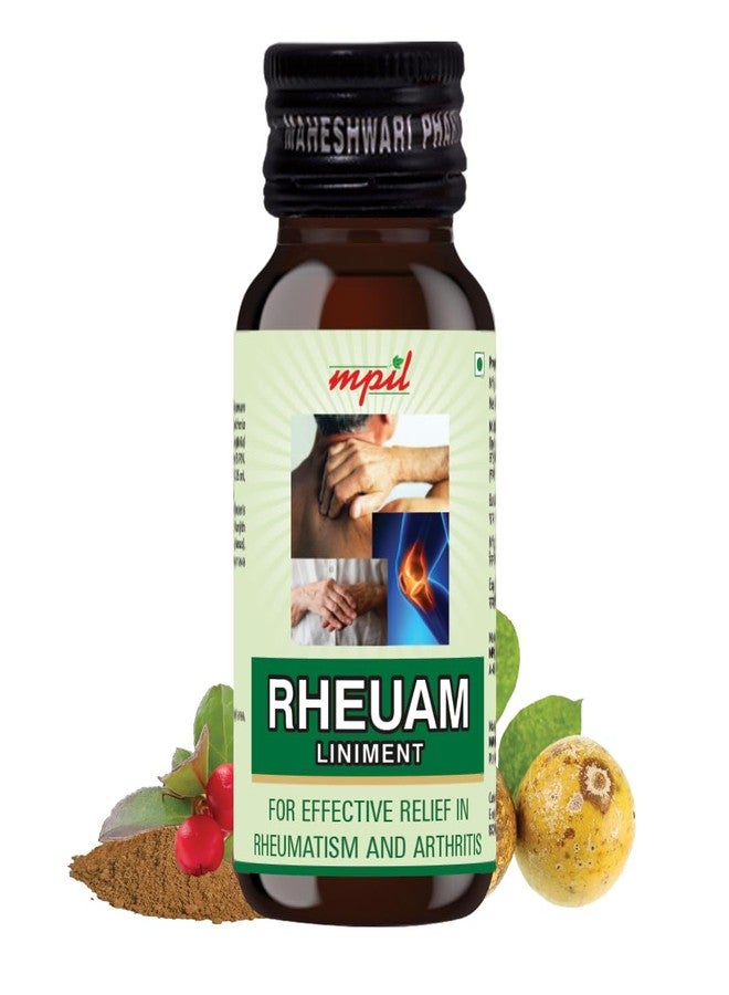 Mpil Rheuam Liniment Oil For Effective Pain Relief in Arthritis | Ayurvedic Oil for Artho Care, Joint Pain, Muscular Pain, Rheumatoid Arthritis & Frozen Shoulder | 60ml (Pack of 1) - Image 1