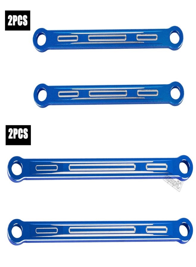 hopsupRC Aluminum Chassis Links Upgrade Parts for 1/10 Slash,Rustler,Stampede 4X4,Alloy Non-Adjustable Front&Rear Suspension Links Hops Up,Replaces 3641,4PCS,Navy Blue - Image 4