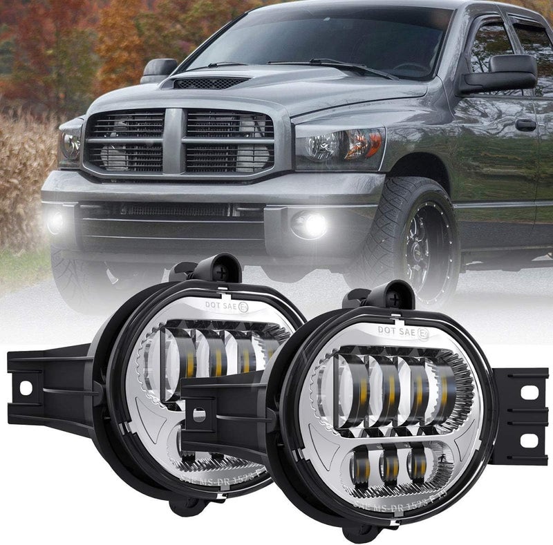 XPCTD LED Fog Lights for Dodge Ram 1500/2500/3500 - Image 1