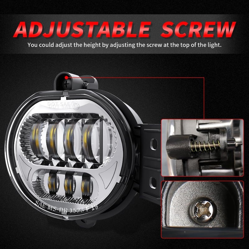 XPCTD LED Fog Lights for Dodge Ram 1500/2500/3500 - Image 3