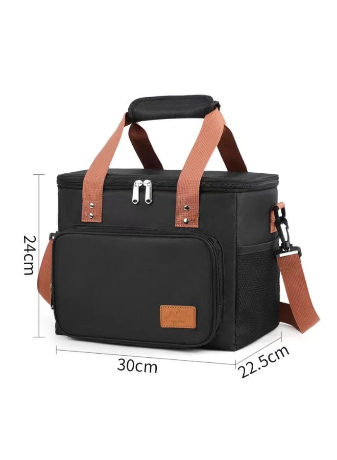 Outdoor Lunch Bag 16L Thermal Insulation Leak-Proof Portable Meal Box Car Carrier Ice Pack Insulated Cooler Bag for Camp Picnic - Image 2