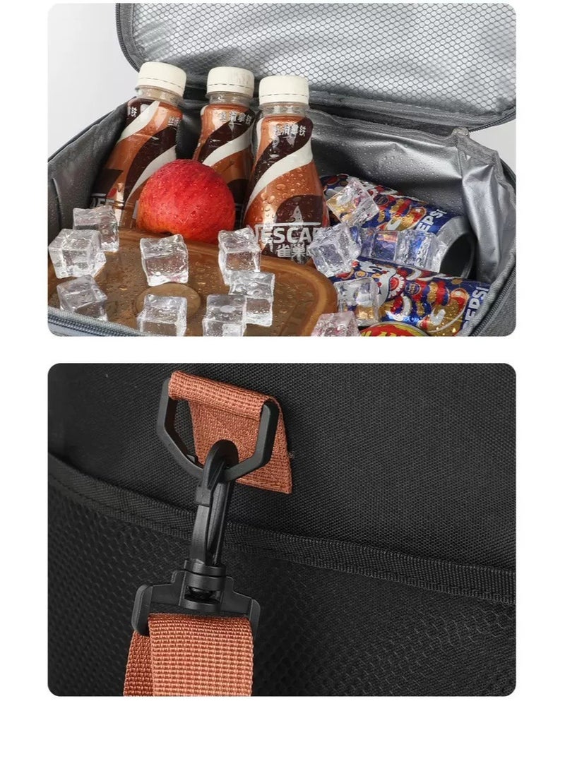 Outdoor Lunch Bag 16L Thermal Insulation Leak-Proof Portable Meal Box Car Carrier Ice Pack Insulated Cooler Bag for Camp Picnic - Image 4