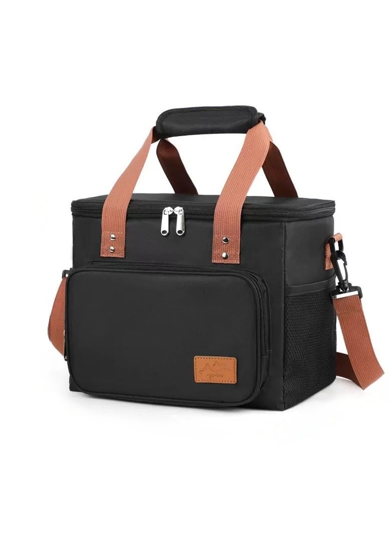 Outdoor Lunch Bag 16L Thermal Insulation Leak-Proof Portable Meal Box Car Carrier Ice Pack Insulated Cooler Bag for Camp Picnic - Image 1