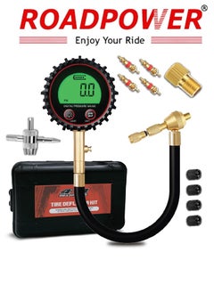 RoadPower Digital Tire Deflator 200PSI Air Down Offroad Kit with Precision Release Button  Repair Tool  Quickly Deflate 4x4 Off Road Tires TG-446  - Image 2