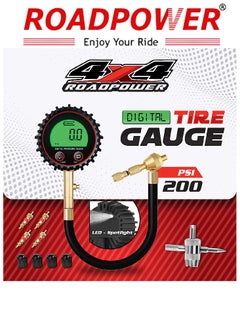 RoadPower Digital Tire Deflator 200PSI Air Down Offroad Kit with Precision Release Button  Repair Tool  Quickly Deflate 4x4 Off Road Tires TG-446  - Image 5