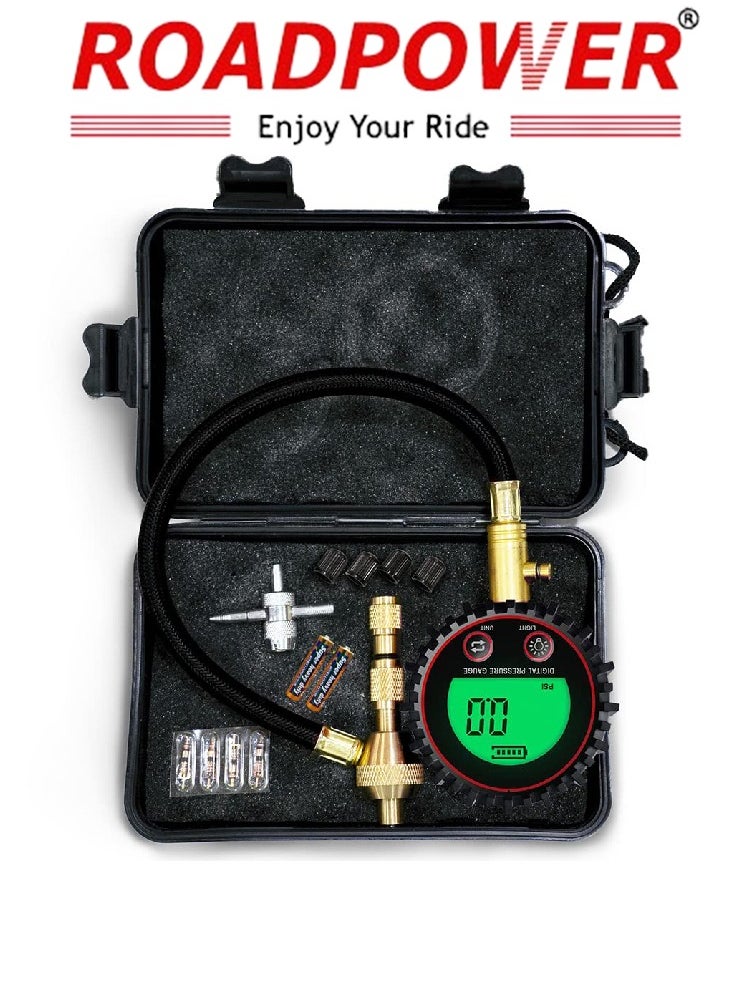 Digital Tire Deflator 200PSI Air Down Offroad Kit with Precision Release Button Repair Tool Quickly Deflate 4x4 Off Road Tires TG-446