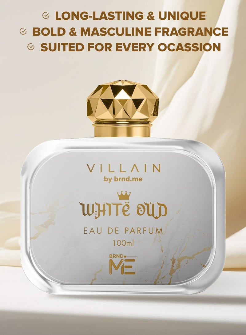 VILLAIN White Oud Eau de Parfume for Men 100ml - Image 4