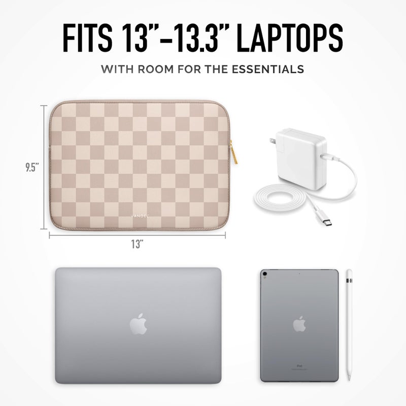 Vandel Slim Laptop Sleeve 13-13.3 inch Laptop Case for Macbook Air 13/Pro 13 Inch- Protective Macbook Case Sleeve, Tablet Carrying Bag Pouch for Lap Top Notebook, Chromebook, Dell, Asus Computer Cover - Image 4