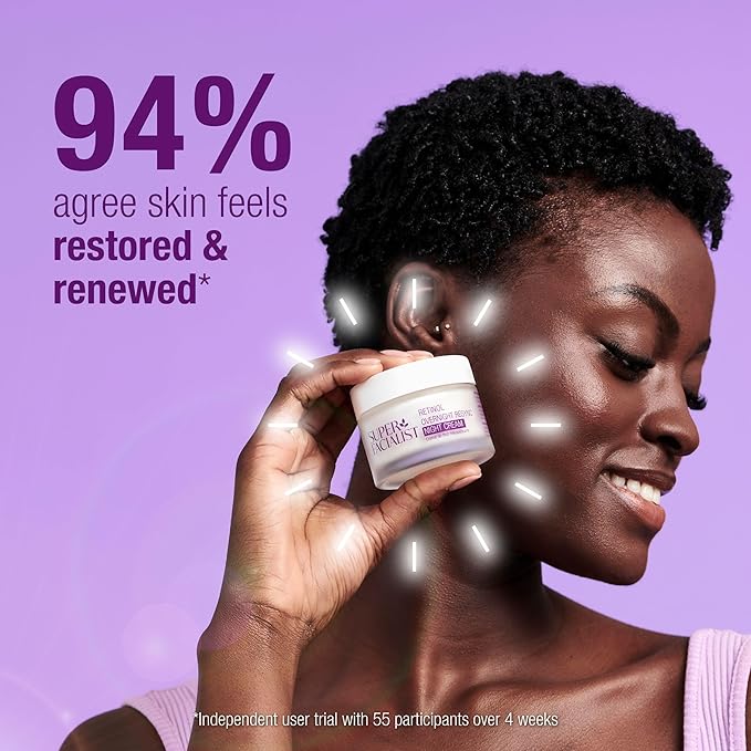 Super Facialist Vitamin C Overnight Resync Night Cream SleepSmart Complex Shea Butter Licorice Extract Radiant Youthful Skin Vegan Friendly 50ml - Image 4