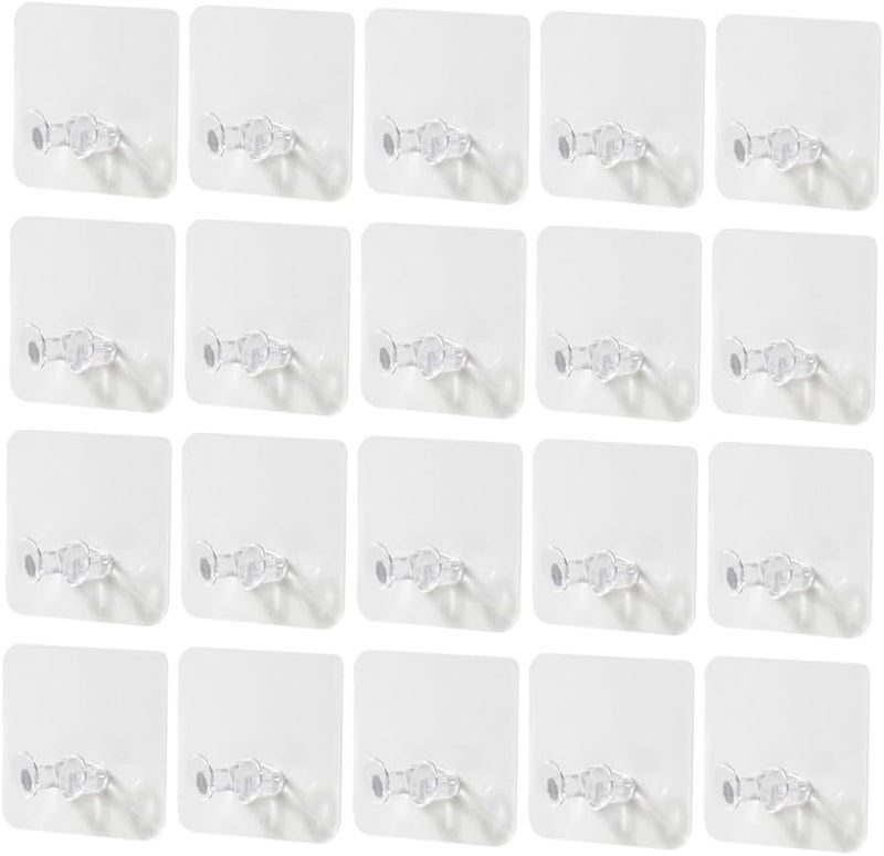Self Adhesive Wall Hooks 20 Pack For Organizing Cords And Plugs - Image 2