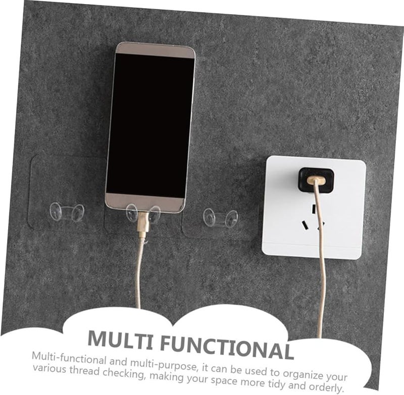 Self Adhesive Wall Hooks 20 Pack For Organizing Cords And Plugs - Image 3