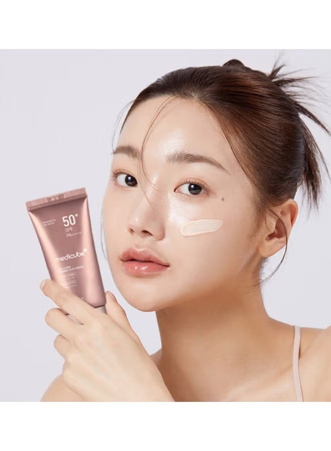 Medicube Collagen Firming Sun Cream 50ml, SPF50+ PA++++, Collagen Complex Water Resistant Sunscreen for Men and Women, Whitening, Wrinkle Improvement and UV Protection - Image 4