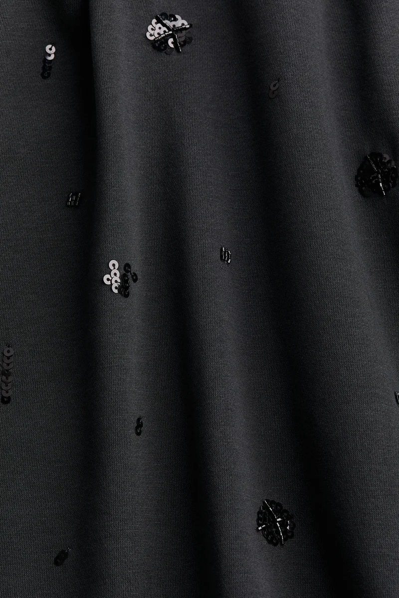 H&M Oversized embellished sweatshirt