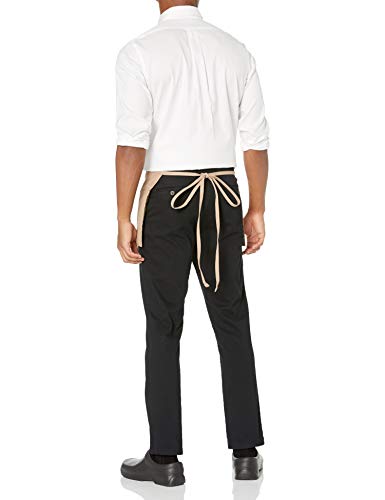 Uncommon Threads Unisex Waist Apron 3 Section Pocket, Khaki, One Size - Image 2