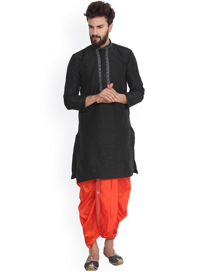 SOJANYA Orange Dhoti Pants - Image 5