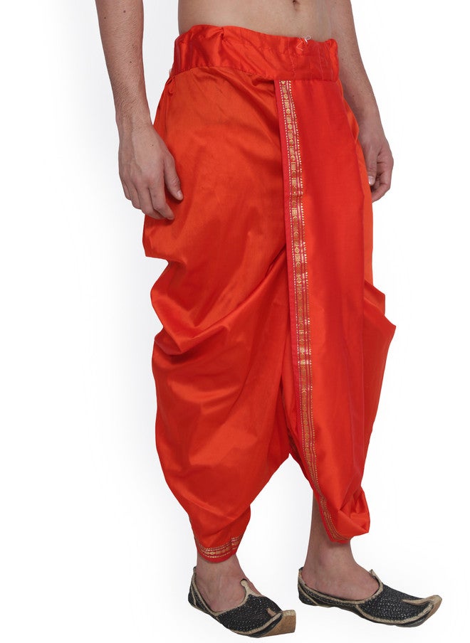 SOJANYA Orange Dhoti Pants - Image 2