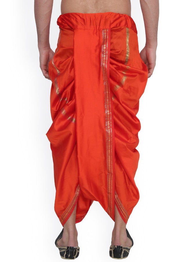 SOJANYA Orange Dhoti Pants - Image 3