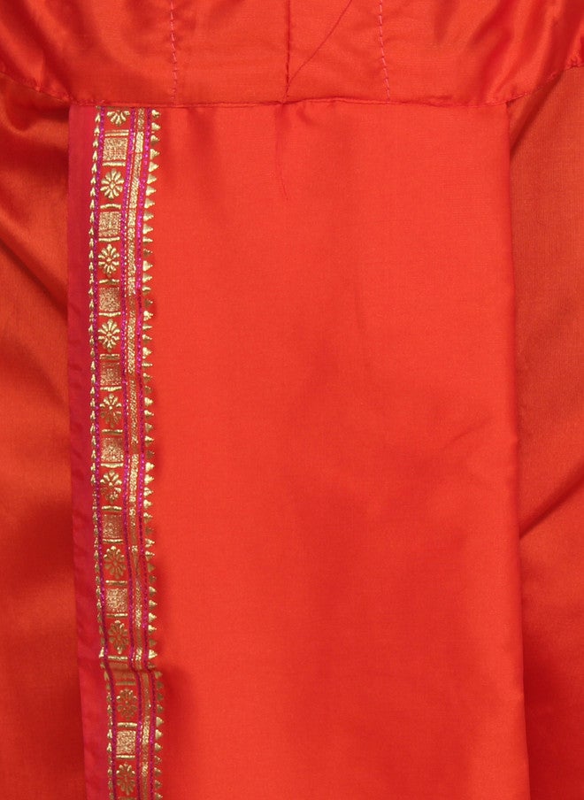 SOJANYA Orange Dhoti Pants - Image 4