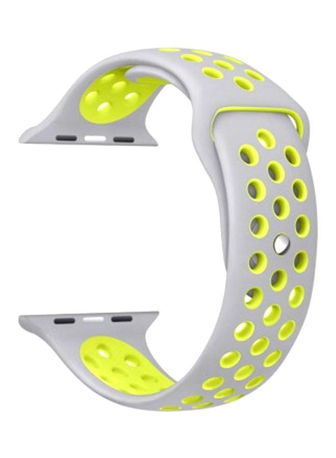 vesus Henlein Series Replacement Band For Apple Watch 42/44mm Grey/Green