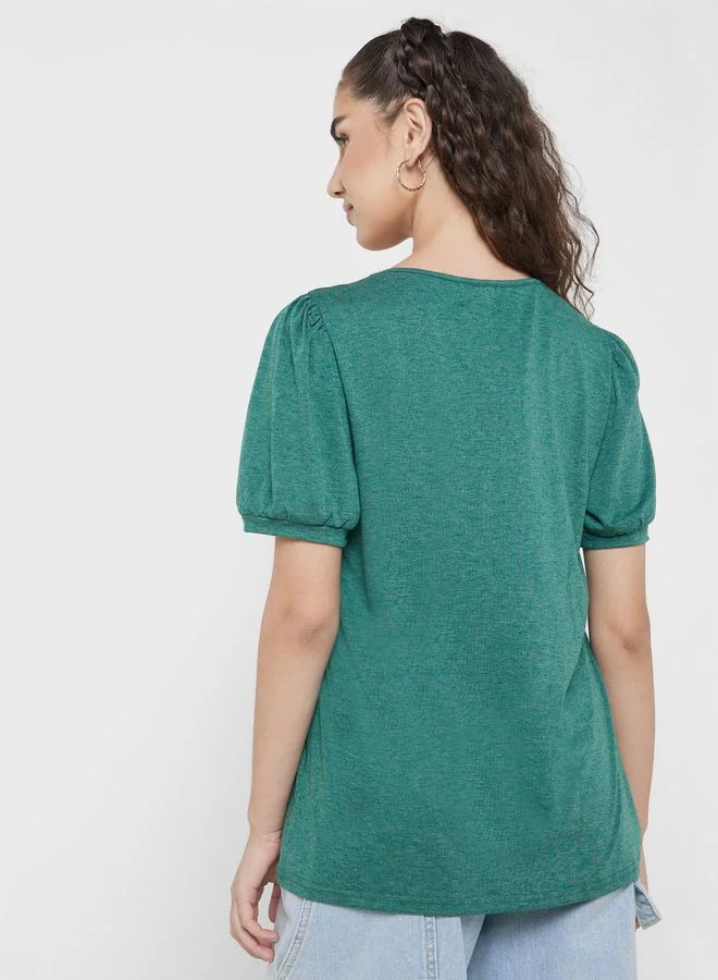 Ginger Puff Sleeve T-Shirt