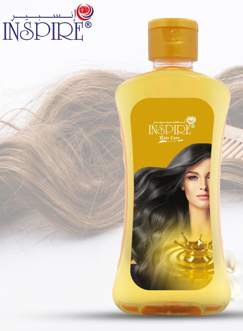 Inspire Gold Hair Oil 200ML - Image 2