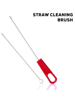 BAYBEE Baybee Baby Straw Cleaning Brush Set Combo Cleaner Set Of 2-Pieces Rotation 360 Degrees|Bottle Cleaning Brush Set - Red  - Image 3