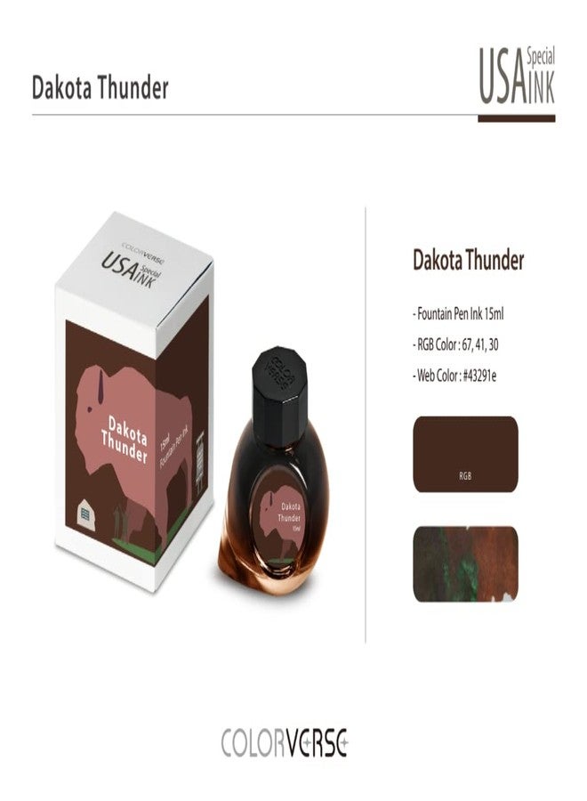 Colorverse حبر كولورفيرس - سلسلة الولايات المتحدة الأمريكية الخاصة - داكوتا الشمالية - داكوتا ثاندر (15 مل) - Image 2