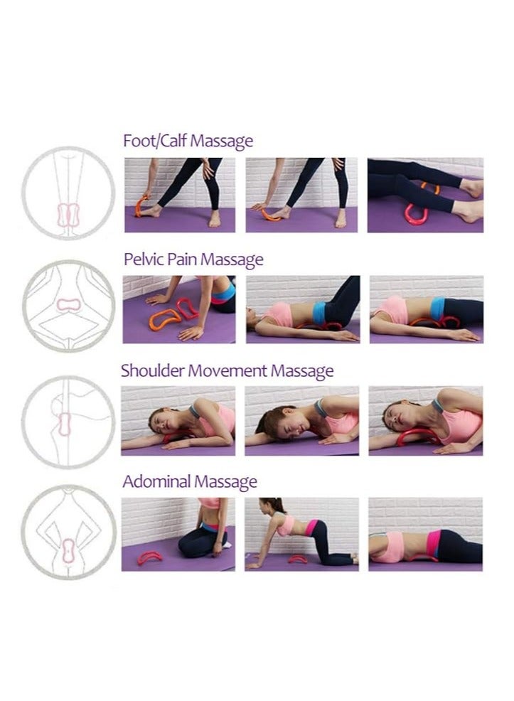 Generic Yoga Ring Pilates Training Ring for Back and Leg Pain Home Workouts Gym for Stretches and Strengthen Chest Thighs  - Image 5