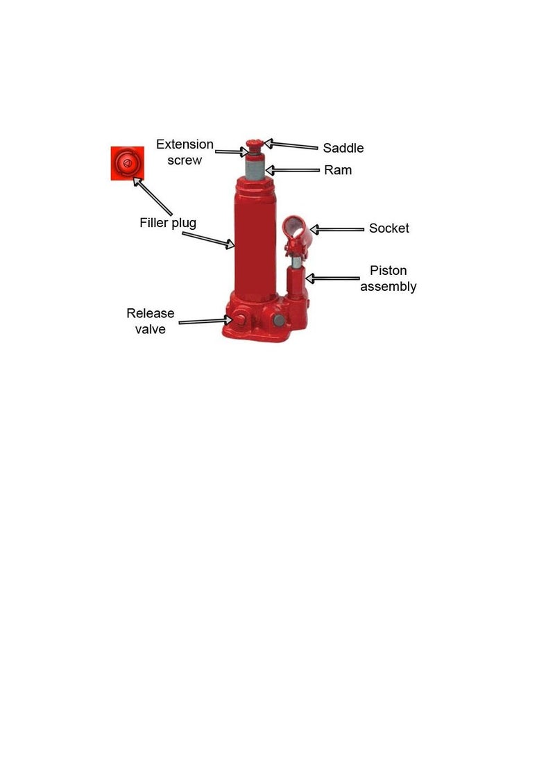 California formula-T CAR JACK KIT 3 TON FOR PICKUP SUV 4X4  - Image 5