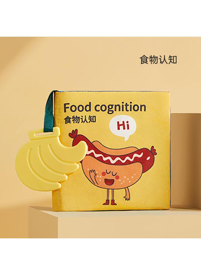 Cloth Book Early Education Baby Tear Not Rotten Bite Three-dimensional Tail Hand Tear Book 6 2 Months Baby Cognitive Educational Toys