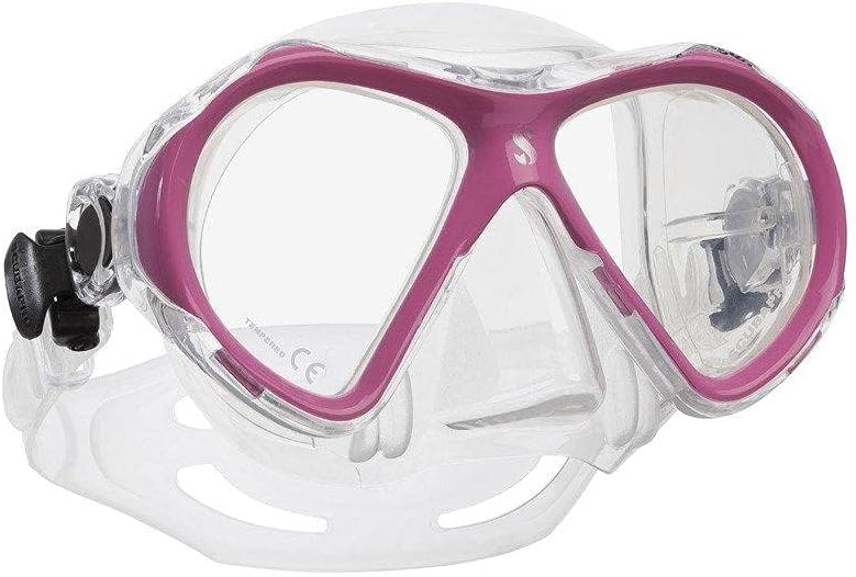Scubapro SCUBAPRO Spectra Mini Scuba Mask with Ultra Clear Dual Lens and EZ Equalize Nose Pocket for Small Divers ClearBlue - Image 1